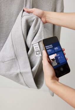 Logo trade mainoslahjat ja liikelahjat kuva: Iqoniq Torres värjäämätön huppari kierrätetystä puuvillasta