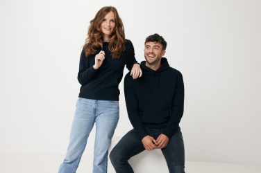 Logo trade mainoslahjat tuotekuva: Iqoniq Rila kevyt huppari kierrätetystä puuvillasta