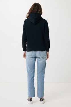 Logo trade liikelahja mainoslahja tuotekuva: Iqoniq Rila kevyt huppari kierrätetystä puuvillasta