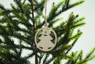 Logotrade mainostuotet kuva: Puinen puun muotoinen koriste