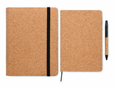 Logo trade liikelahja kuva: A5 kansio korkkia