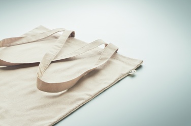 Logotrade mainoslahja ja liikelahja kuva: Kierrätyspuuvillasta valmistettu ostoskassi