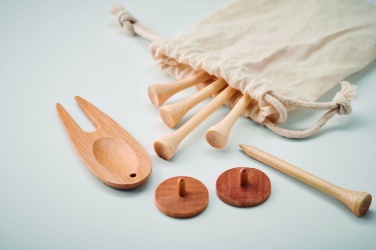 Logotrade mainoslahjat kuva: Bambu golfsetti