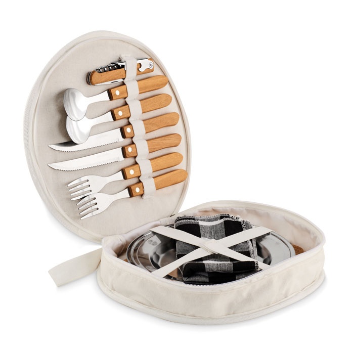 Logo trade mainoslahja ja liikelahja tuotekuva: Piknik-aterinsetti kahdelle