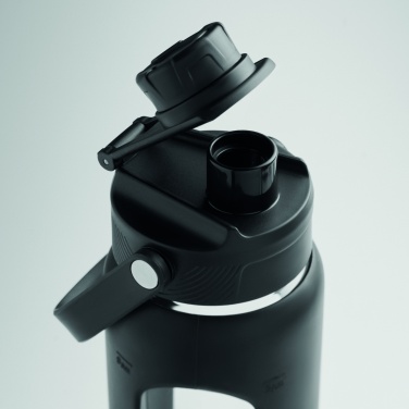 Logotrade liikelahjat mainoslahjat tuotekuva: Lasipullo hylsyllä 750 ml