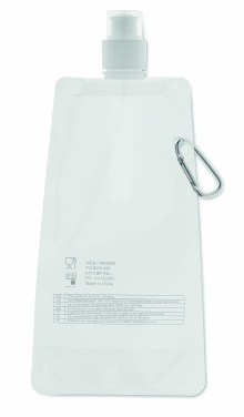 Logo trade liikelahjat mainoslahjat kuva: Taitettava vesipullo PET