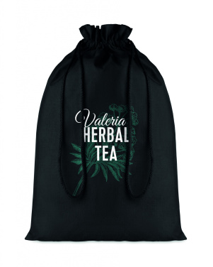 Logo trade liikelahja mainoslahja tuotekuva: Iso lahjapussi, musta