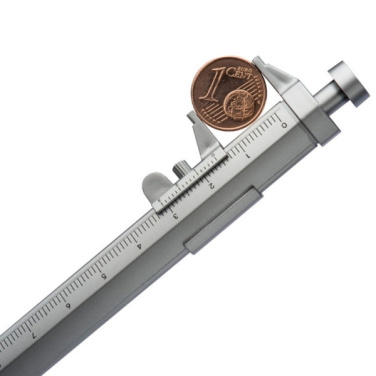 Logotrade liikelahjat kuva: Muovinen kuulakärkikynä liukuvalla jarrusatulalla PRESCOT