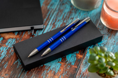 Logotrade liikelahja tuotekuva: Metallinen kirjoitussetti CLAREMONT