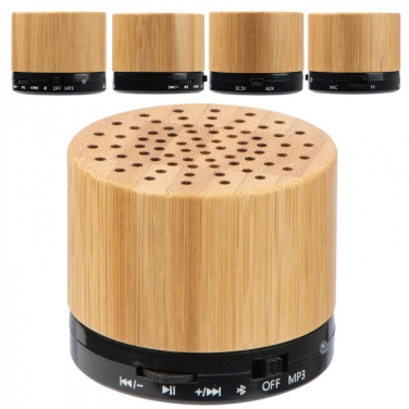 Logotrade mainoslahjat ja liikelahjat tuotekuva: Bambu Bluetooth-kaiutin FLEEDWOOD