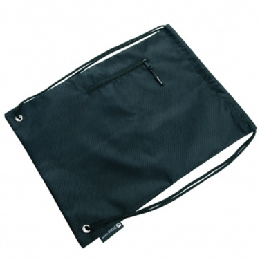 Logo trade mainoslahja kuva: Kiristysnyörilaukku NUNAVUT Schwarzwolf