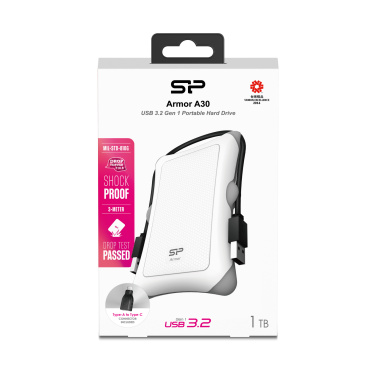 Logo trade liikelahjat tuotekuva: Hard Disc Silicon Power Armor A30 2TB