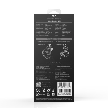 Logo trade liikelahja kuva: BLUETOOTH-KAIUTIN BS71 SILICON POWER
