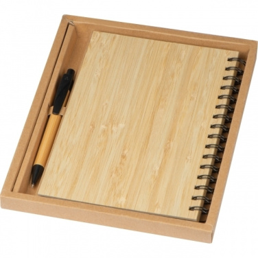 Logo trade mainoslahja ja liikelahja tuotekuva: A5 muistikirja PISA