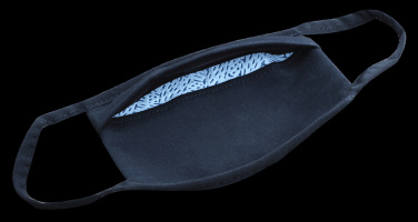 Logotrade mainoslahjat kuva: MARS PRO puuvillanaamari (koko M), jossa on tasku ja HEPA-suodatin. 1380165