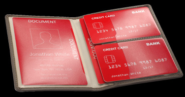 Logotrade mainoslahja ja liikelahja kuva: RFID asiakirjalompakko 611131