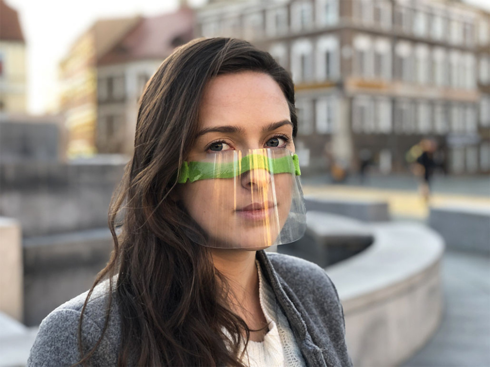 Logotrade liikelahja tuotekuva: HESTIA kasvosuoja - läpinäkyvä maski suulle ja nenälle 1452162
