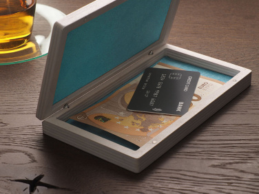 Logotrade mainostuote tuotekuva: Puinen setelilaatikko 1816121