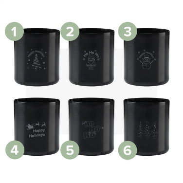 Logotrade mainoslahjat kuva: Wooosh Tuoksukynttilä True Wood X-Mas