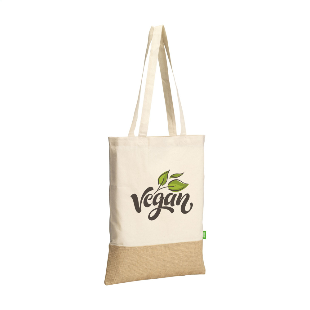 Logo trade mainoslahja kuva: Combi Organic Shopper (160 g/m²) pussi