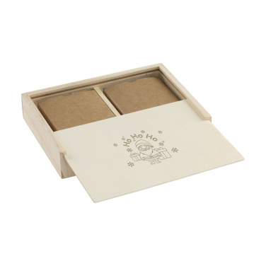 Logotrade mainoslahja tuotekuva: Kierrätetyt pelikortit Double X-Mas