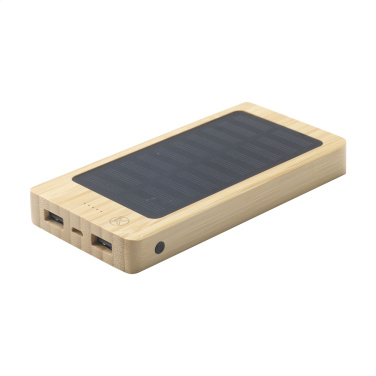 Logo trade liikelahjat mainoslahjat kuva: Solar Powerbank 8000+ langaton laturi