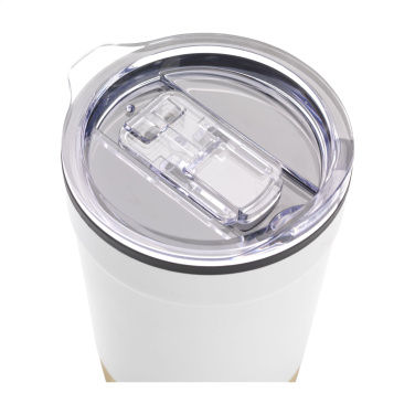 Logo trade liikelahja kuva: Kobe Bamboo RCS kierrätetystä teräksestä valmistettu 350 ml kahvikuppi