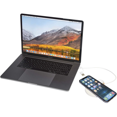 Logotrade liikelahja tuotekuva: Freal 15 W:n kierrätysmuovinen langaton latausalusta