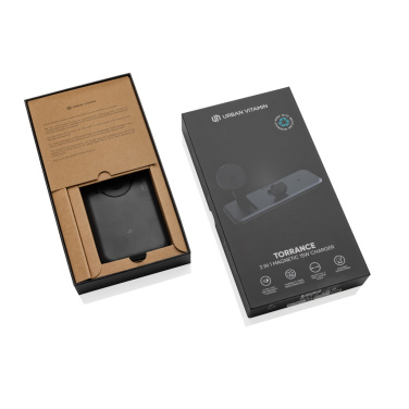 Logo trade mainostuote kuva: Urban Vitamin Torrance 3 in 1 magneettinen 15 W laturi