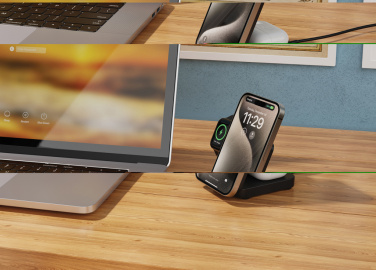 Logo trade liikelahjat tuotekuva: Urban Vitamin Arcadia RCS rplast 15W 3in1 magn. laturi