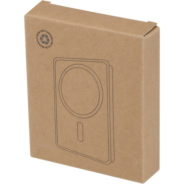 Logo trade mainostuote kuva: Acrab 10 000 mAh:n ja 15 W:n magneettinen langaton varavirtalähde, jossa 20 W:n PD – valmistettu kierrätetystä muovista