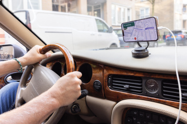 Logotrade liikelahja tuotekuva: Terra 360 RCS universaali puhelinteline, kierrätysmuovia