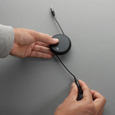 Logo trade mainoslahjat tuotekuva: Terra RCS 240W kierrätysalumiini 2 in 1 vetokaapeli