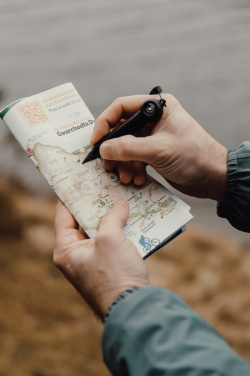 Logotrade mainoslahja tuotekuva: Nordic Drift Trial RCS Infinity Pocket Pen W Kompassi