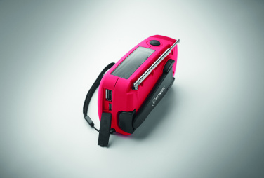 Logo trade mainoslahja kuva: Radio SOS LED-taskulampulla