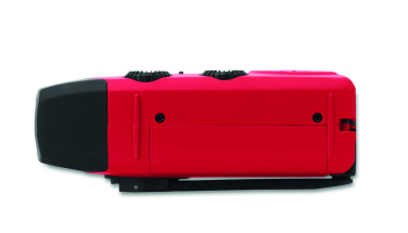 Logo trade mainoslahja ja liikelahja tuotekuva: Radio SOS LED-taskulampulla