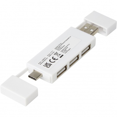 Logotrade dovana nuotrauka: Mulan dvigubas USB 2.0 šakotuvas