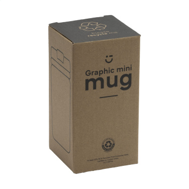 Logotrade verslo dovanos nuotrauka: Graphic Mini Mug RCS Recycled Steel 250 ml termopuodelis