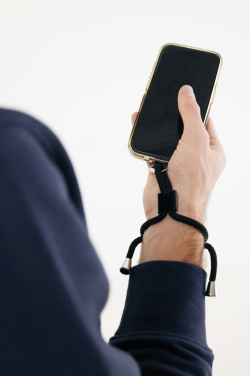 Logotrade reklaminės dovanos nuotrauka: „CarryLoop RCS“ perdirbto PET reguliuojamo dydžio telefono laikiklis su apyranke