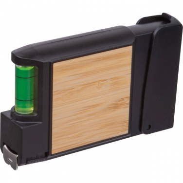 Logotrade reklaminės dovanos nuotrauka: 3 metrų ilgio matavimo juosta su lygiu HALIFAX