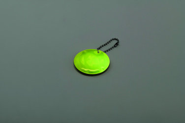 Logotrade reklaminės dovanos nuotrauka: Apvalus, atspindintis raktų pakabukas