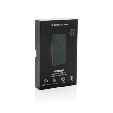 Logotrade Ideja dāvanas foto: Urban Vitamin Burbank RCS plastmasas/alu 3000 mah powerbank
