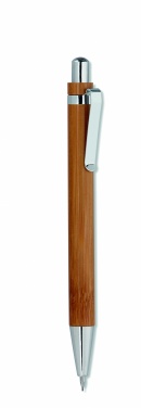 Logotrade Ideja dāvanas foto: Bambusa pildspalvu un zīmuļu komplekts