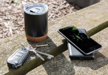 Логотрейд pекламные продукты картинка: 10.000 мАч, быстрая зарядка, 10 Вт, беспроводной внешний аккумулятор