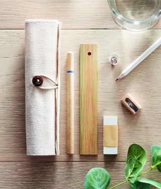 Логотрейд бизнес-подарки картинка: Канцелярский набор в пенале