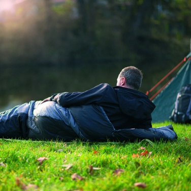 Лого трейд бизнес-подарки фото: Спальный мешок KINABALU Schwarzwolf