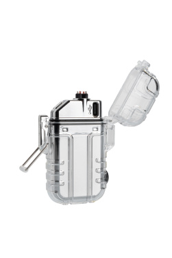 Логотрейд pекламные cувениры картинка: Электрическая зажигалка CALBUCO Schwarzwolf