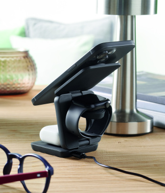Логотрейд pекламные подарки картинка: 3in1 foldable charging station