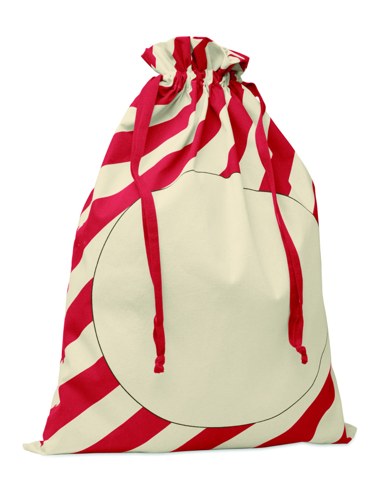Лого трейд pекламные подарки фото: Large Santa cotton bag