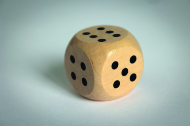 Лого трейд pекламные продукты фото: Schima wooden dice 3cm dia